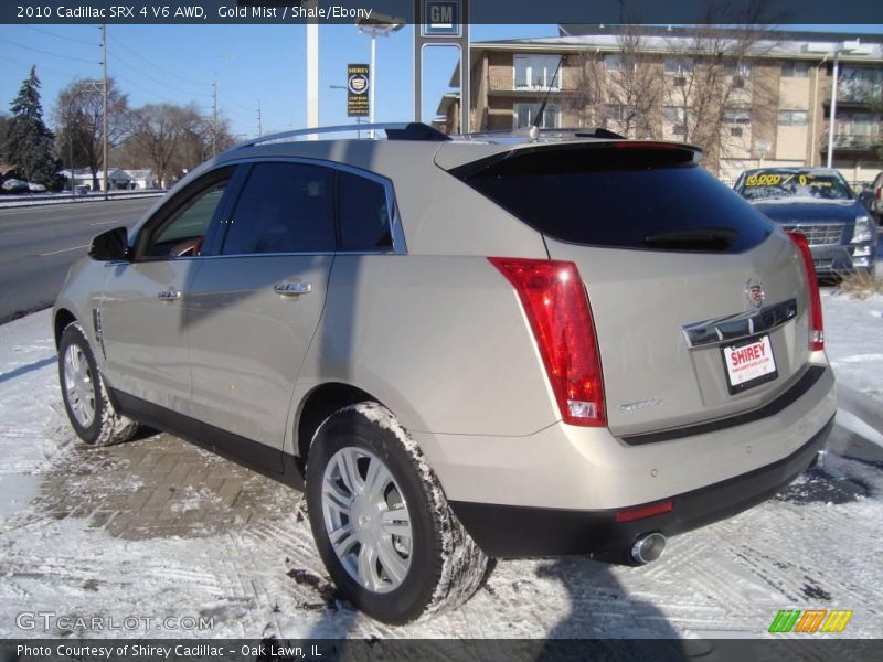 Gold Mist / Shale/Ebony 2010 Cadillac SRX 4 V6 AWD