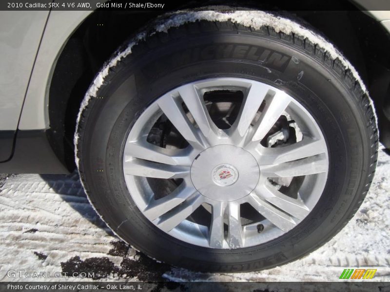 Gold Mist / Shale/Ebony 2010 Cadillac SRX 4 V6 AWD