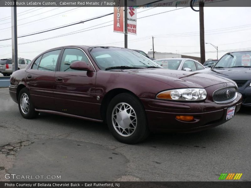 Cabernet Red Metallic / Taupe 2003 Buick LeSabre Custom