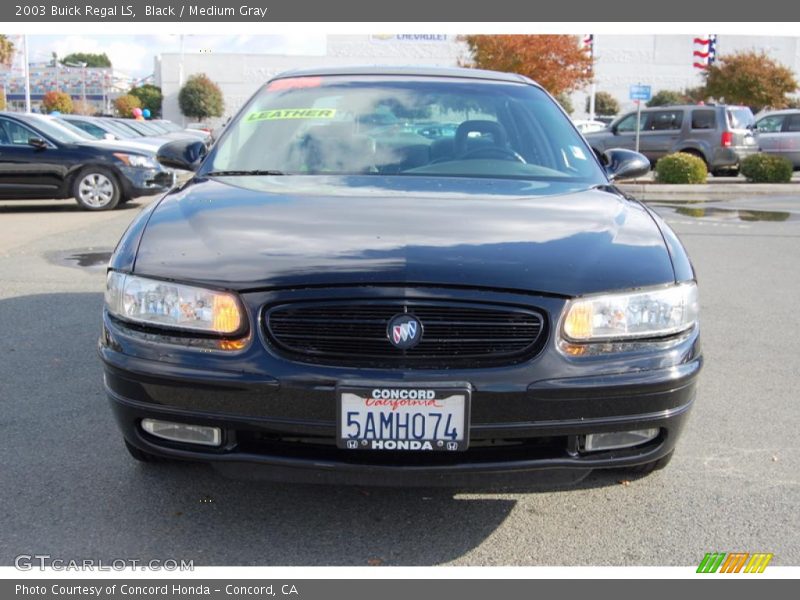 Black / Medium Gray 2003 Buick Regal LS