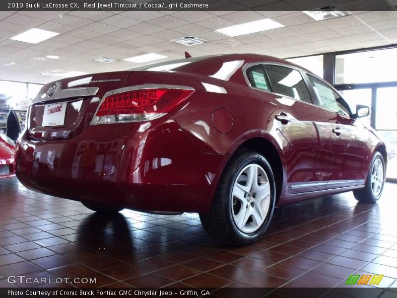Red Jewel Tintcoat / Cocoa/Light Cashmere 2010 Buick LaCrosse CX