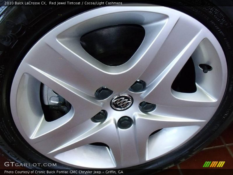 Red Jewel Tintcoat / Cocoa/Light Cashmere 2010 Buick LaCrosse CX