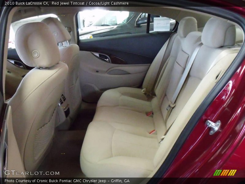 Red Jewel Tintcoat / Cocoa/Light Cashmere 2010 Buick LaCrosse CX
