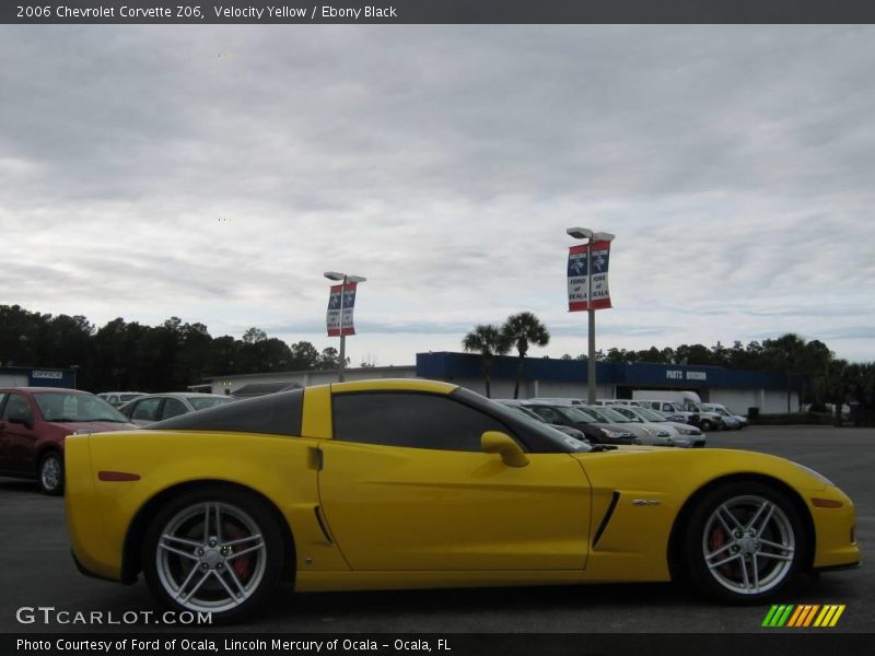 Velocity Yellow / Ebony Black 2006 Chevrolet Corvette Z06