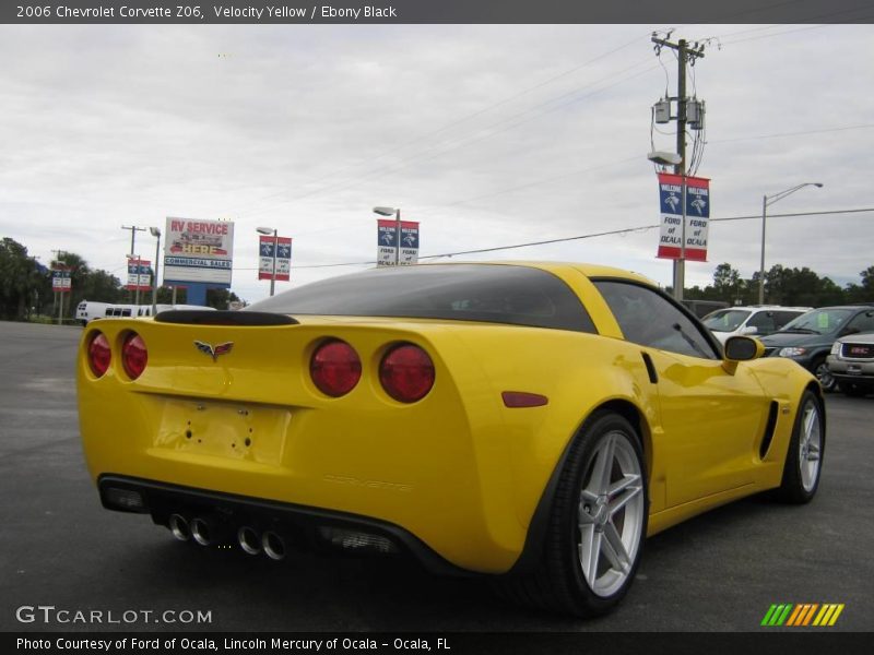 Velocity Yellow / Ebony Black 2006 Chevrolet Corvette Z06
