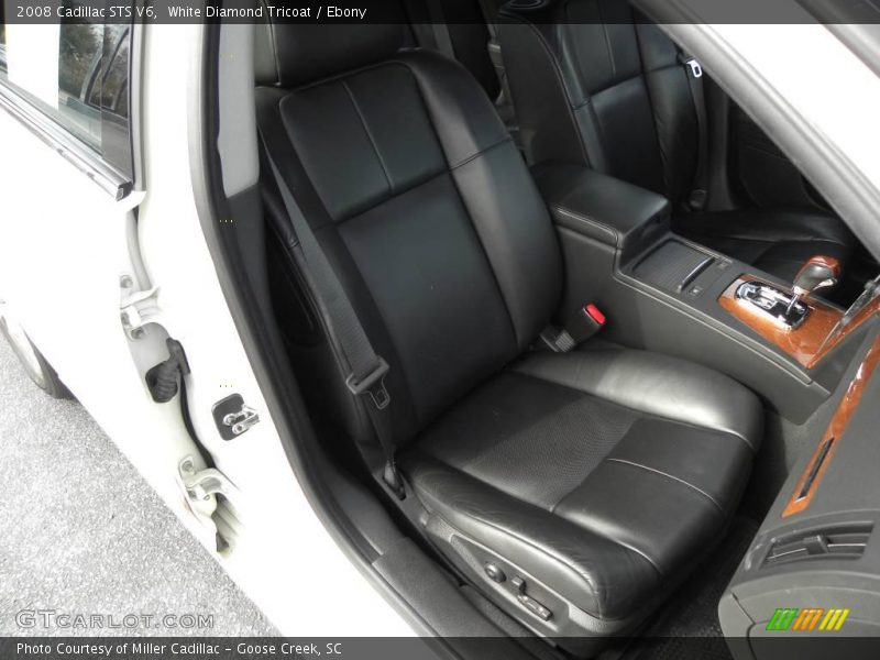 White Diamond Tricoat / Ebony 2008 Cadillac STS V6