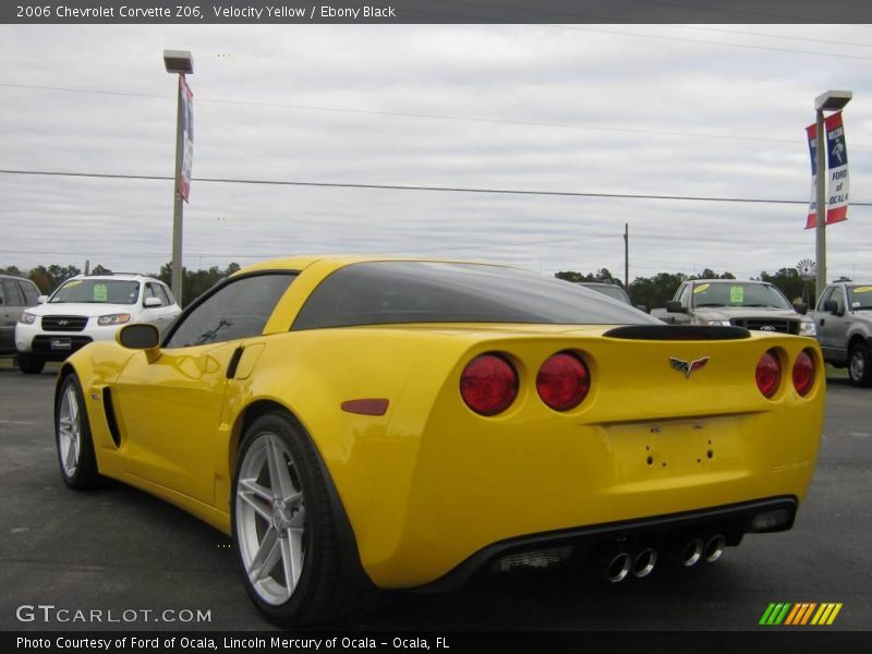 Velocity Yellow / Ebony Black 2006 Chevrolet Corvette Z06