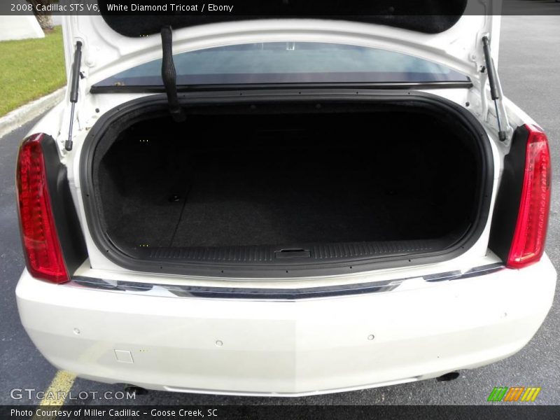 White Diamond Tricoat / Ebony 2008 Cadillac STS V6