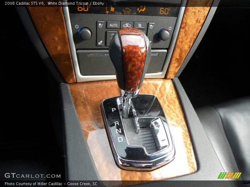 White Diamond Tricoat / Ebony 2008 Cadillac STS V6