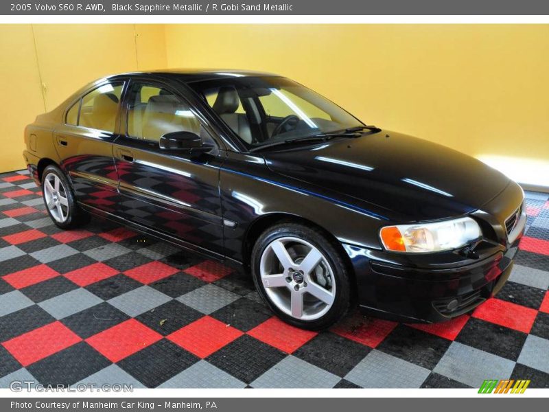 Black Sapphire Metallic / R Gobi Sand Metallic 2005 Volvo S60 R AWD