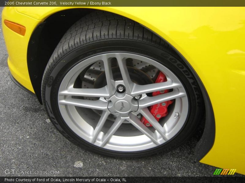 Velocity Yellow / Ebony Black 2006 Chevrolet Corvette Z06
