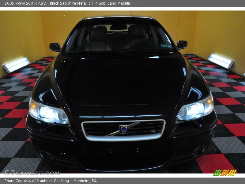 Black Sapphire Metallic / R Gobi Sand Metallic 2005 Volvo S60 R AWD