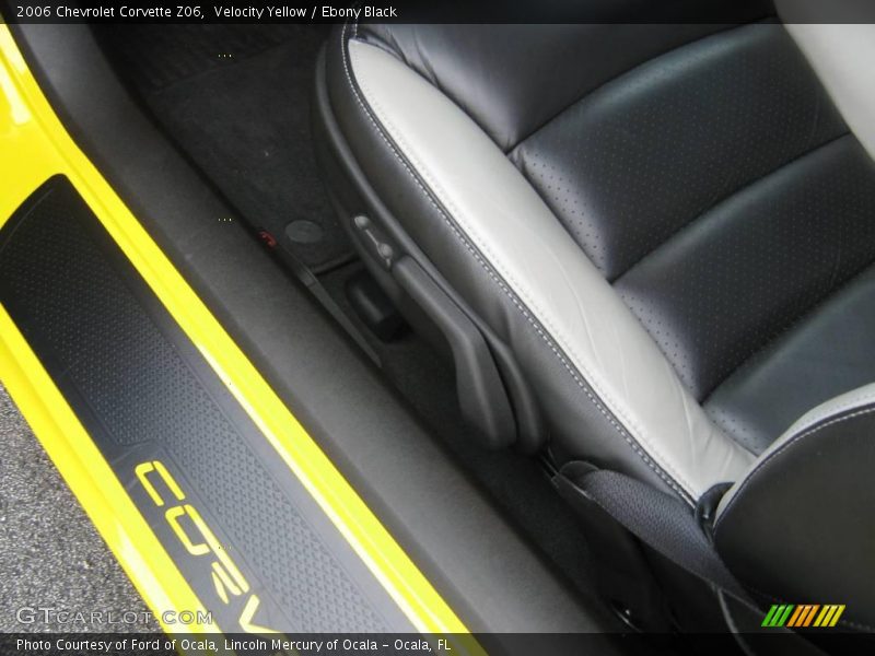 Velocity Yellow / Ebony Black 2006 Chevrolet Corvette Z06