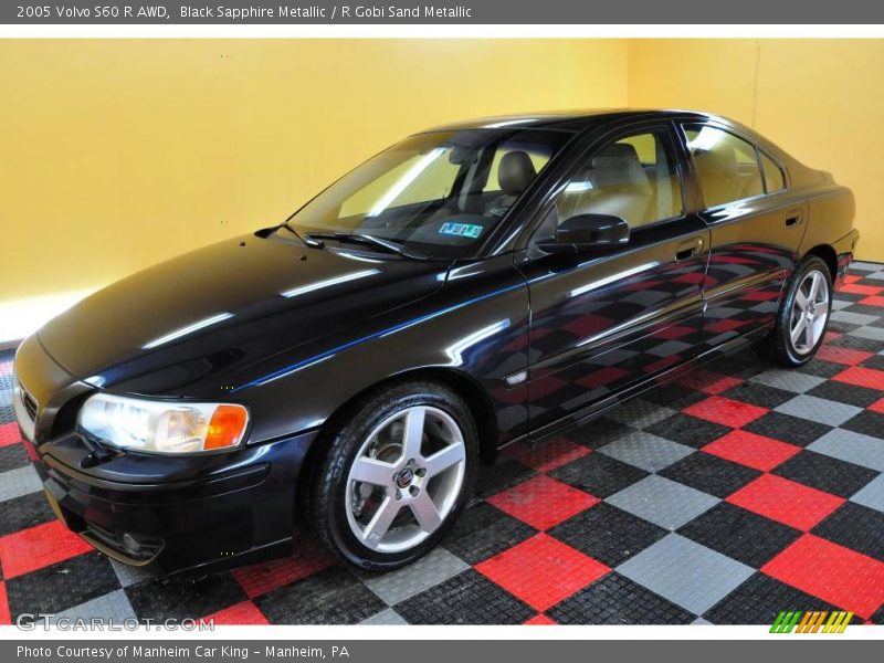 Black Sapphire Metallic / R Gobi Sand Metallic 2005 Volvo S60 R AWD