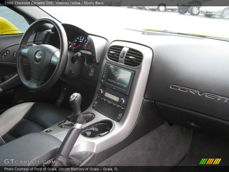 Velocity Yellow / Ebony Black 2006 Chevrolet Corvette Z06