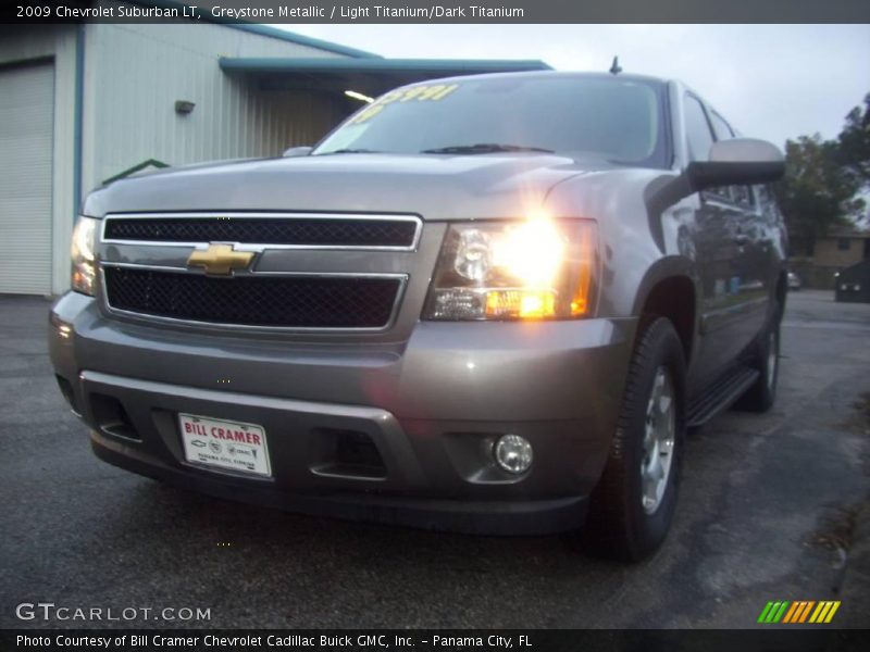 Greystone Metallic / Light Titanium/Dark Titanium 2009 Chevrolet Suburban LT