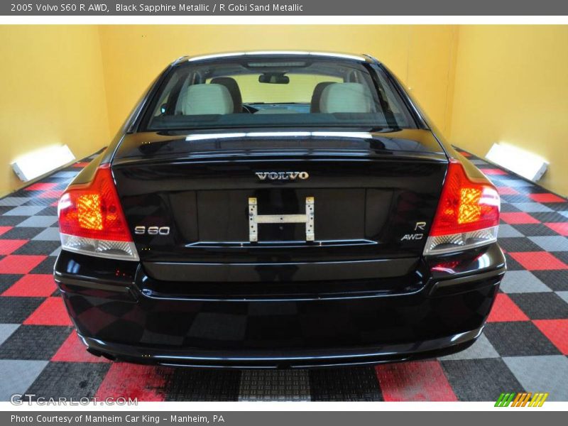 Black Sapphire Metallic / R Gobi Sand Metallic 2005 Volvo S60 R AWD