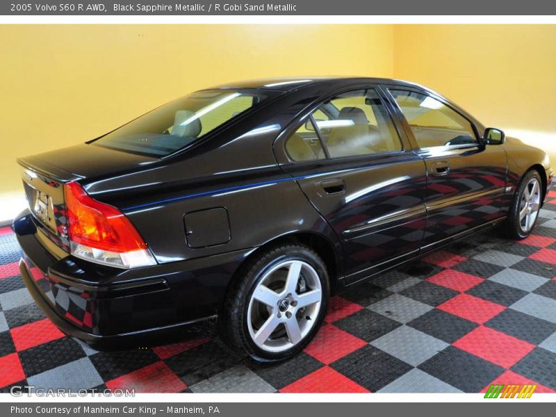 Black Sapphire Metallic / R Gobi Sand Metallic 2005 Volvo S60 R AWD
