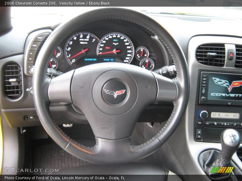 Velocity Yellow / Ebony Black 2006 Chevrolet Corvette Z06