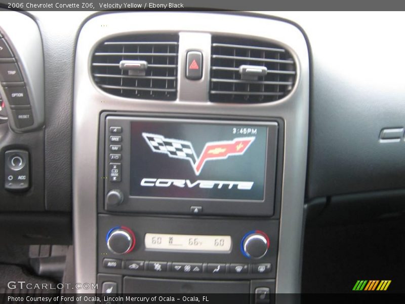 Velocity Yellow / Ebony Black 2006 Chevrolet Corvette Z06