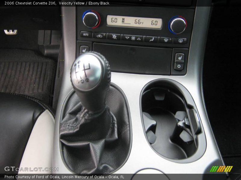 Velocity Yellow / Ebony Black 2006 Chevrolet Corvette Z06