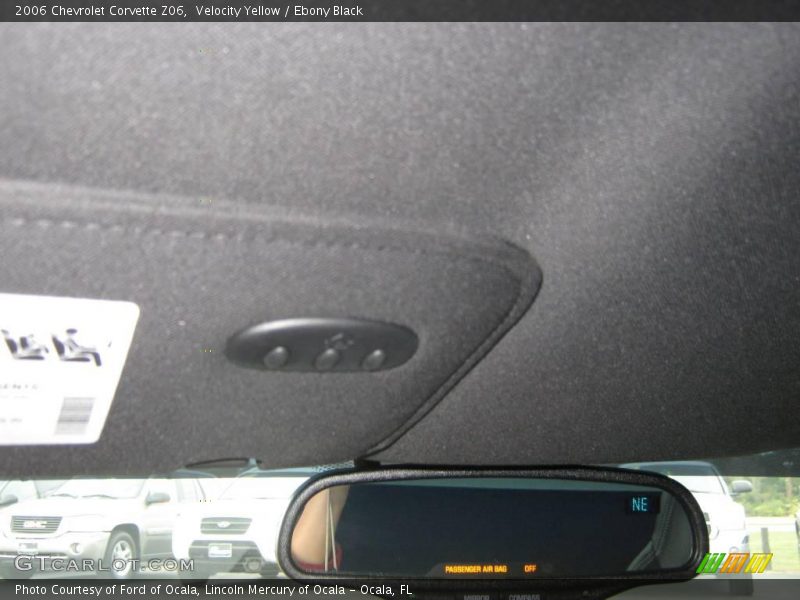 Velocity Yellow / Ebony Black 2006 Chevrolet Corvette Z06