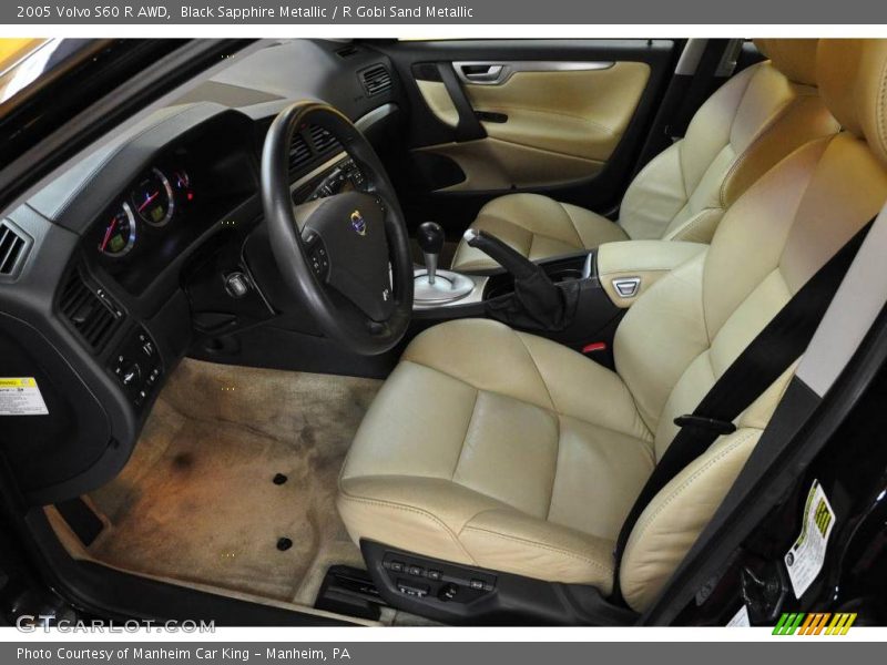 Black Sapphire Metallic / R Gobi Sand Metallic 2005 Volvo S60 R AWD