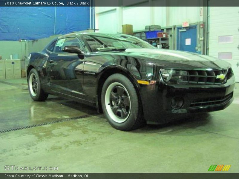 Black / Black 2010 Chevrolet Camaro LS Coupe