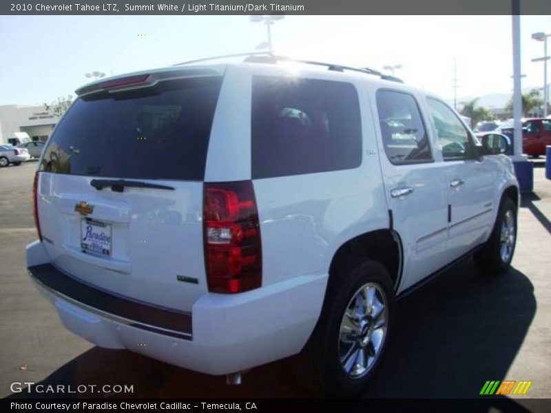 Summit White / Light Titanium/Dark Titanium 2010 Chevrolet Tahoe LTZ