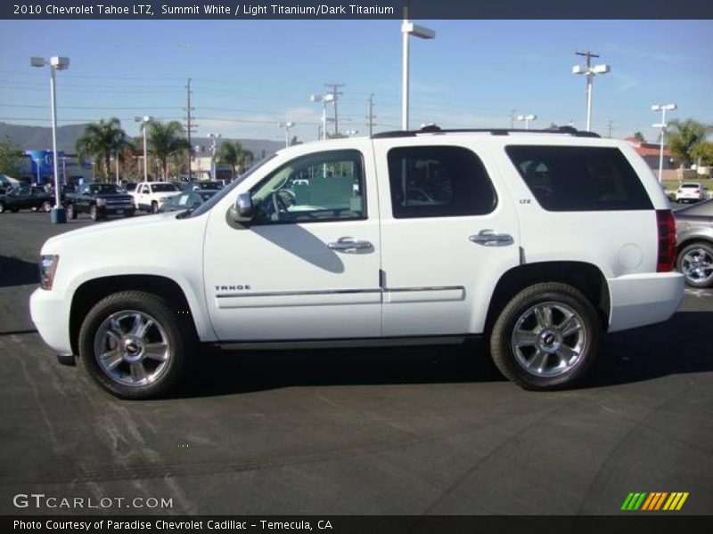 Summit White / Light Titanium/Dark Titanium 2010 Chevrolet Tahoe LTZ