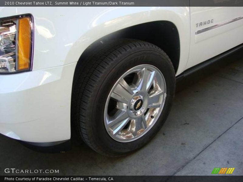 Summit White / Light Titanium/Dark Titanium 2010 Chevrolet Tahoe LTZ