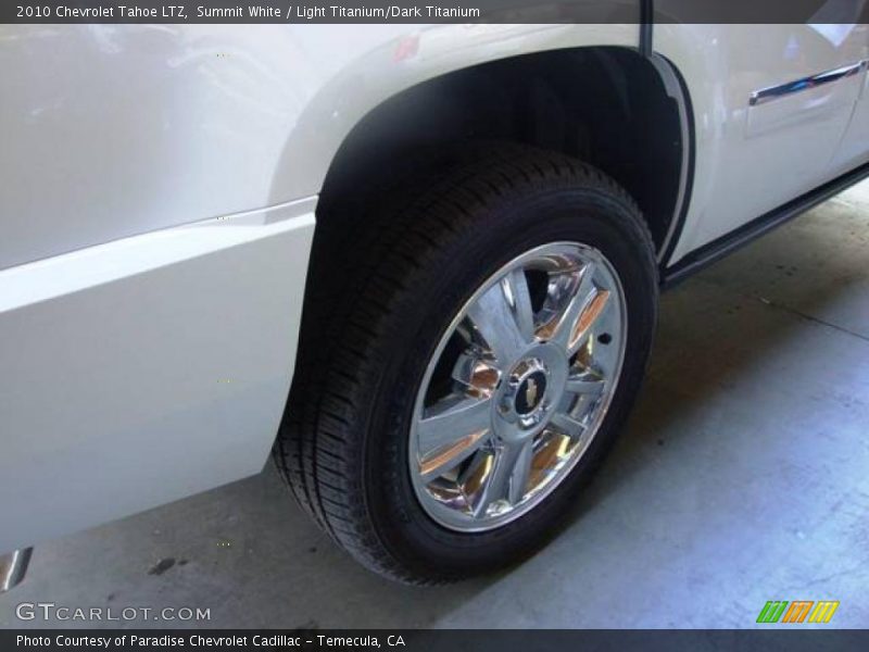 Summit White / Light Titanium/Dark Titanium 2010 Chevrolet Tahoe LTZ