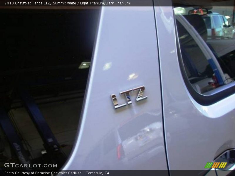 Summit White / Light Titanium/Dark Titanium 2010 Chevrolet Tahoe LTZ