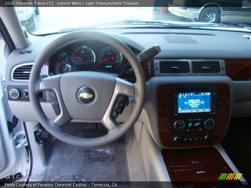 Summit White / Light Titanium/Dark Titanium 2010 Chevrolet Tahoe LTZ