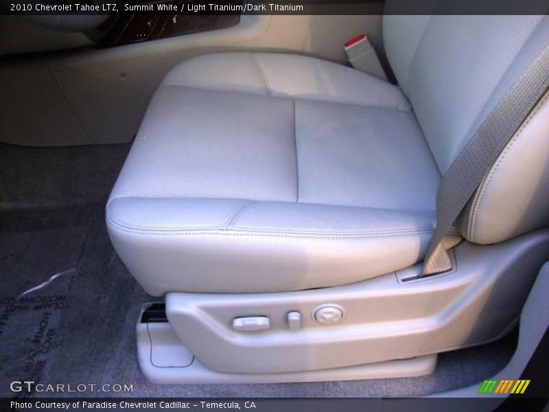 Summit White / Light Titanium/Dark Titanium 2010 Chevrolet Tahoe LTZ