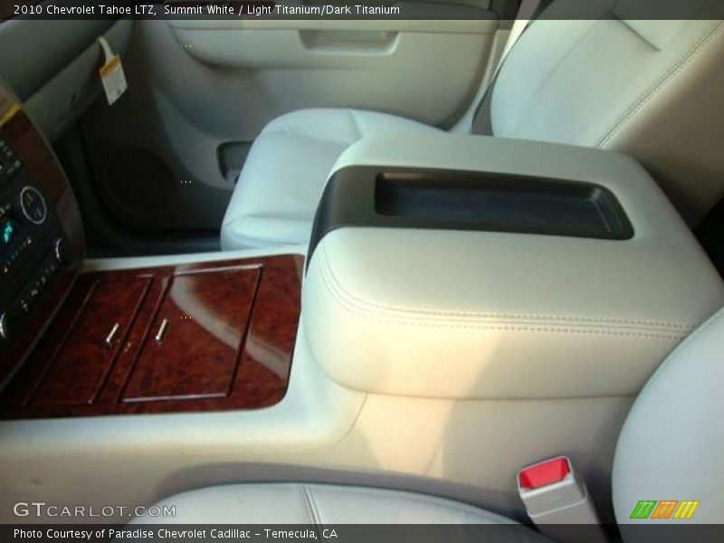 Summit White / Light Titanium/Dark Titanium 2010 Chevrolet Tahoe LTZ