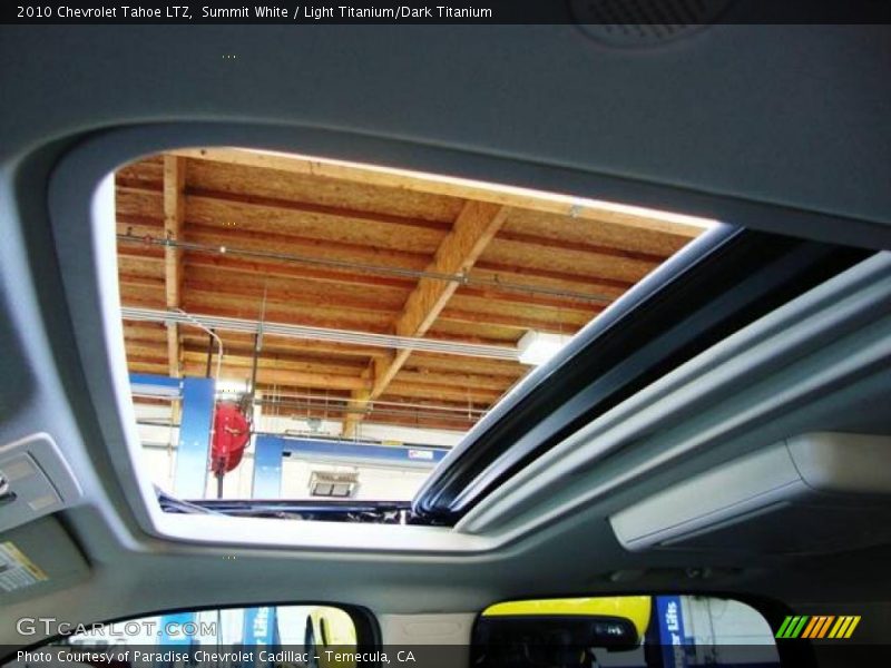 Summit White / Light Titanium/Dark Titanium 2010 Chevrolet Tahoe LTZ