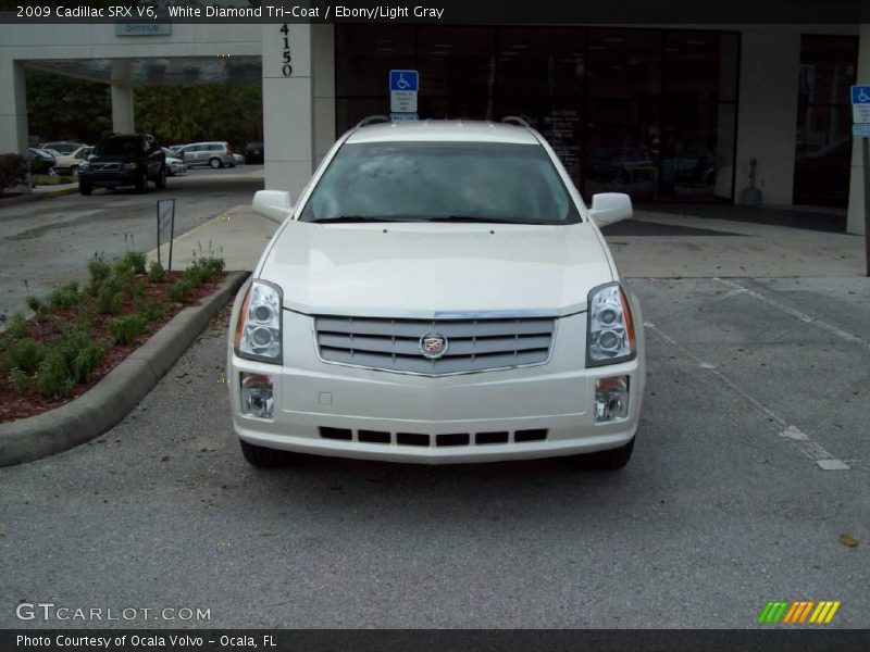 White Diamond Tri-Coat / Ebony/Light Gray 2009 Cadillac SRX V6