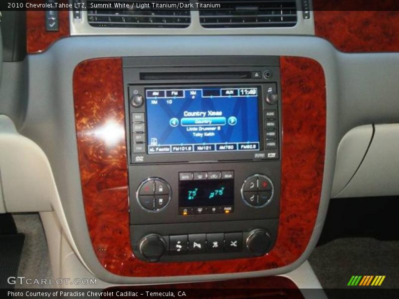 Summit White / Light Titanium/Dark Titanium 2010 Chevrolet Tahoe LTZ
