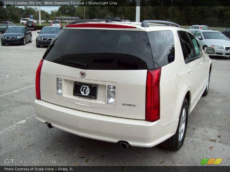 White Diamond Tri-Coat / Ebony/Light Gray 2009 Cadillac SRX V6