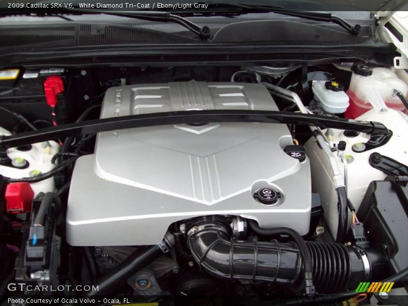 White Diamond Tri-Coat / Ebony/Light Gray 2009 Cadillac SRX V6