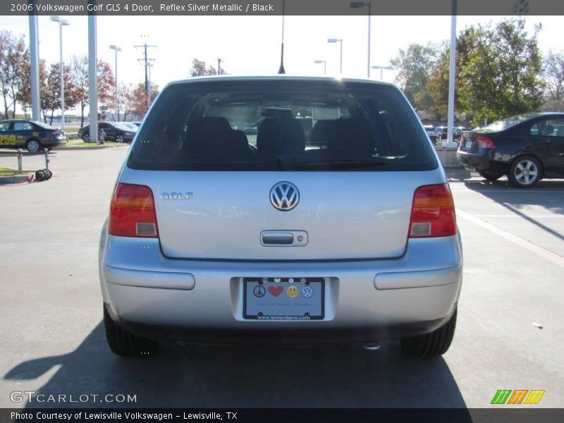 Reflex Silver Metallic / Black 2006 Volkswagen Golf GLS 4 Door