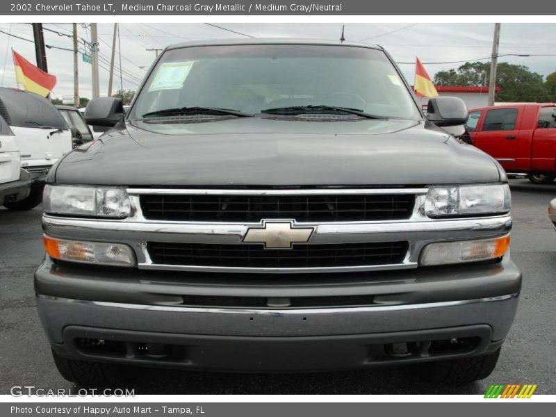 Medium Charcoal Gray Metallic / Medium Gray/Neutral 2002 Chevrolet Tahoe LT