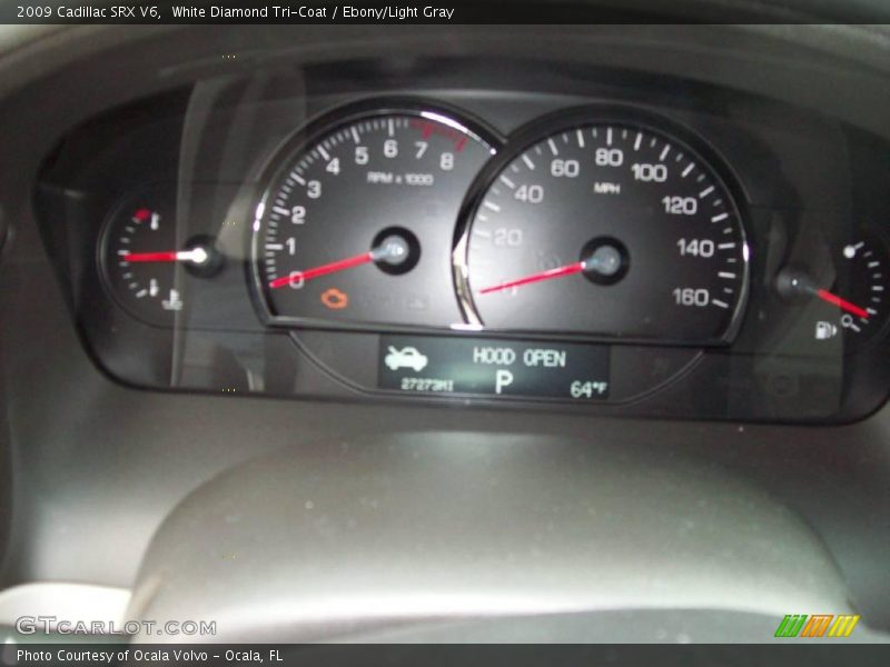 White Diamond Tri-Coat / Ebony/Light Gray 2009 Cadillac SRX V6