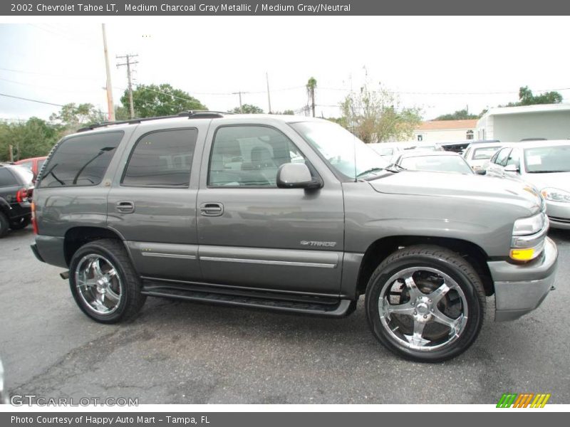 Medium Charcoal Gray Metallic / Medium Gray/Neutral 2002 Chevrolet Tahoe LT