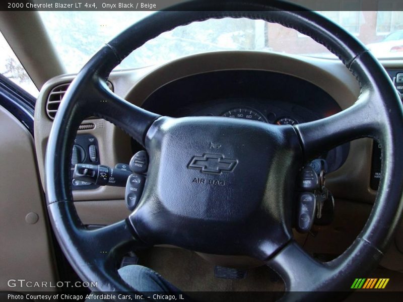 Onyx Black / Beige 2000 Chevrolet Blazer LT 4x4