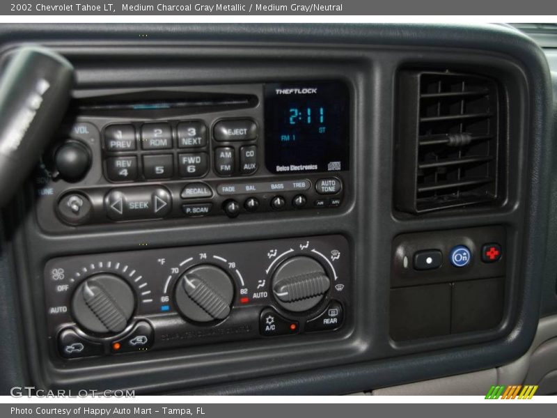 Medium Charcoal Gray Metallic / Medium Gray/Neutral 2002 Chevrolet Tahoe LT