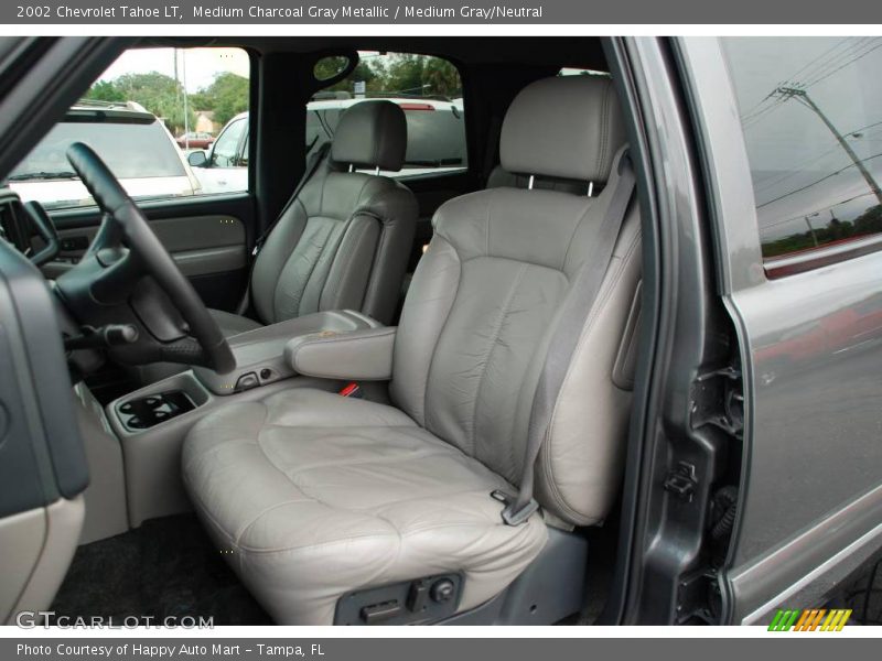 Medium Charcoal Gray Metallic / Medium Gray/Neutral 2002 Chevrolet Tahoe LT