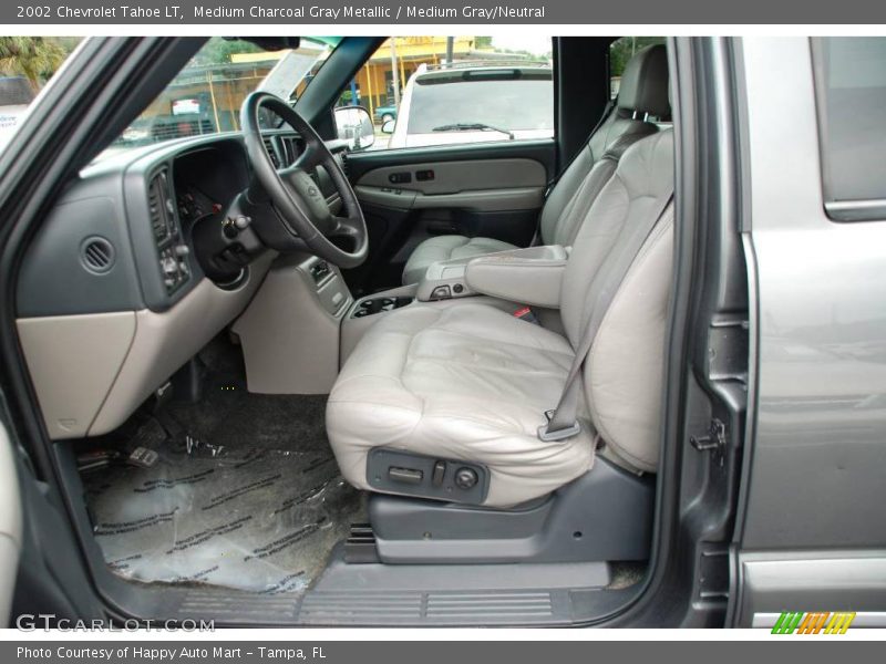 Medium Charcoal Gray Metallic / Medium Gray/Neutral 2002 Chevrolet Tahoe LT
