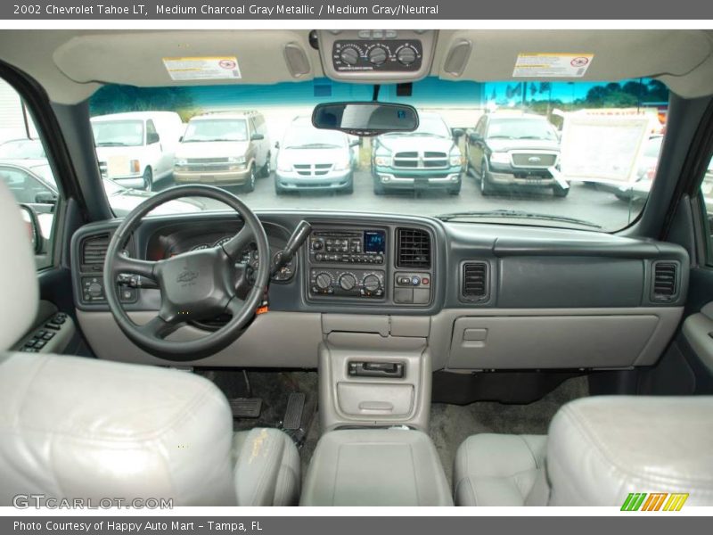 Medium Charcoal Gray Metallic / Medium Gray/Neutral 2002 Chevrolet Tahoe LT